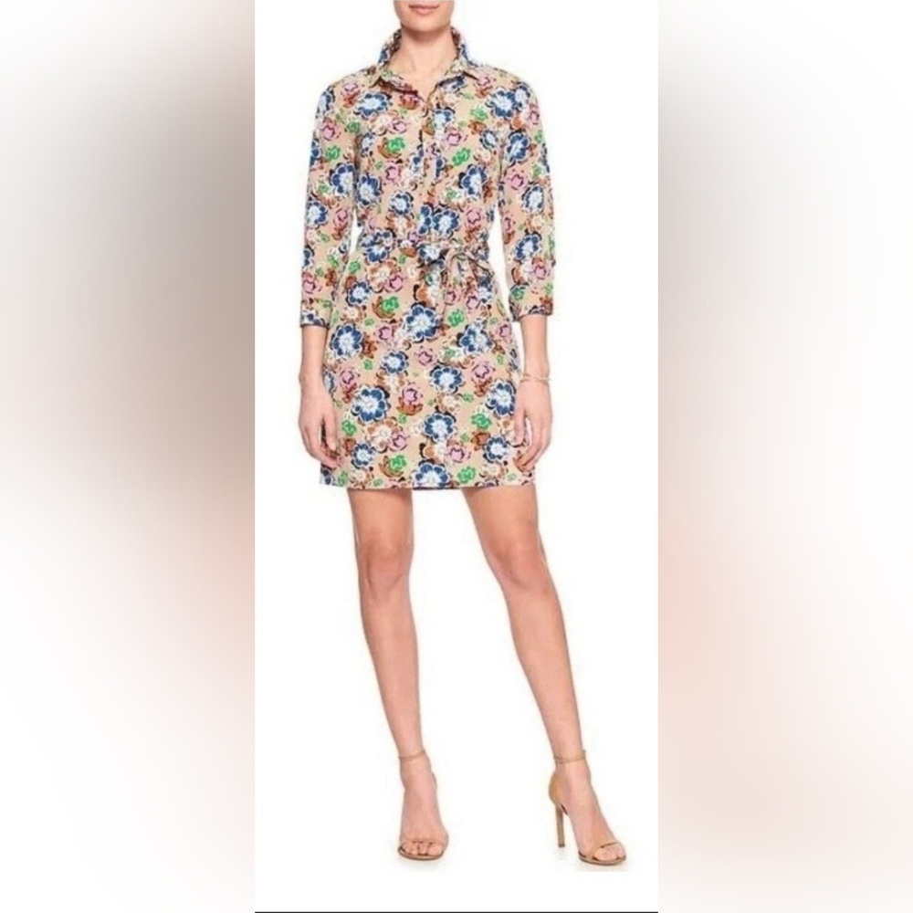 Floral Print Shift Dress